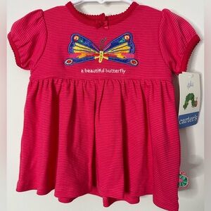Vintage Carter’s Eric Carle Butterfly baby dress NWT